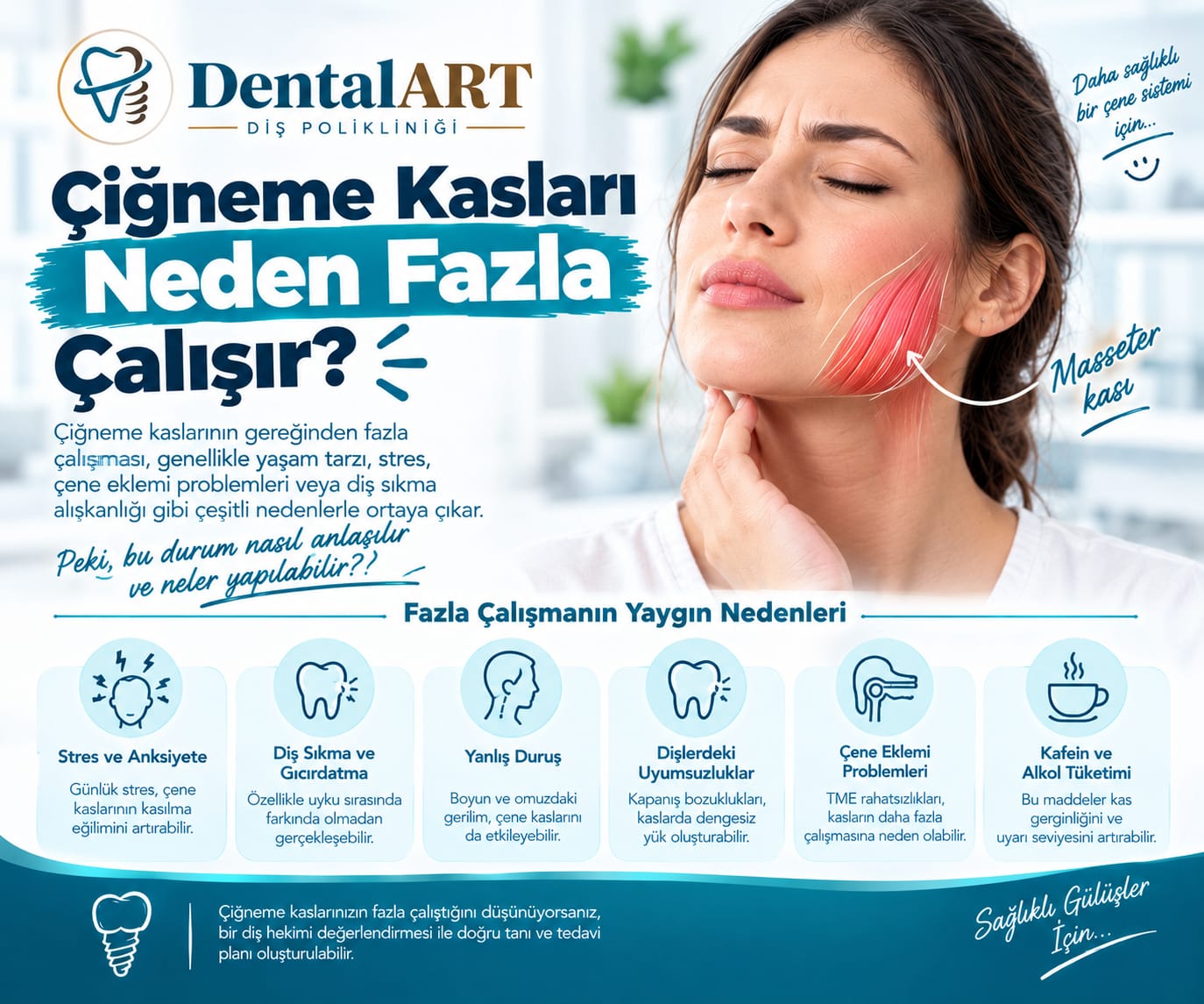 Çiğneme Kasları Neden Fazla Çalışır?